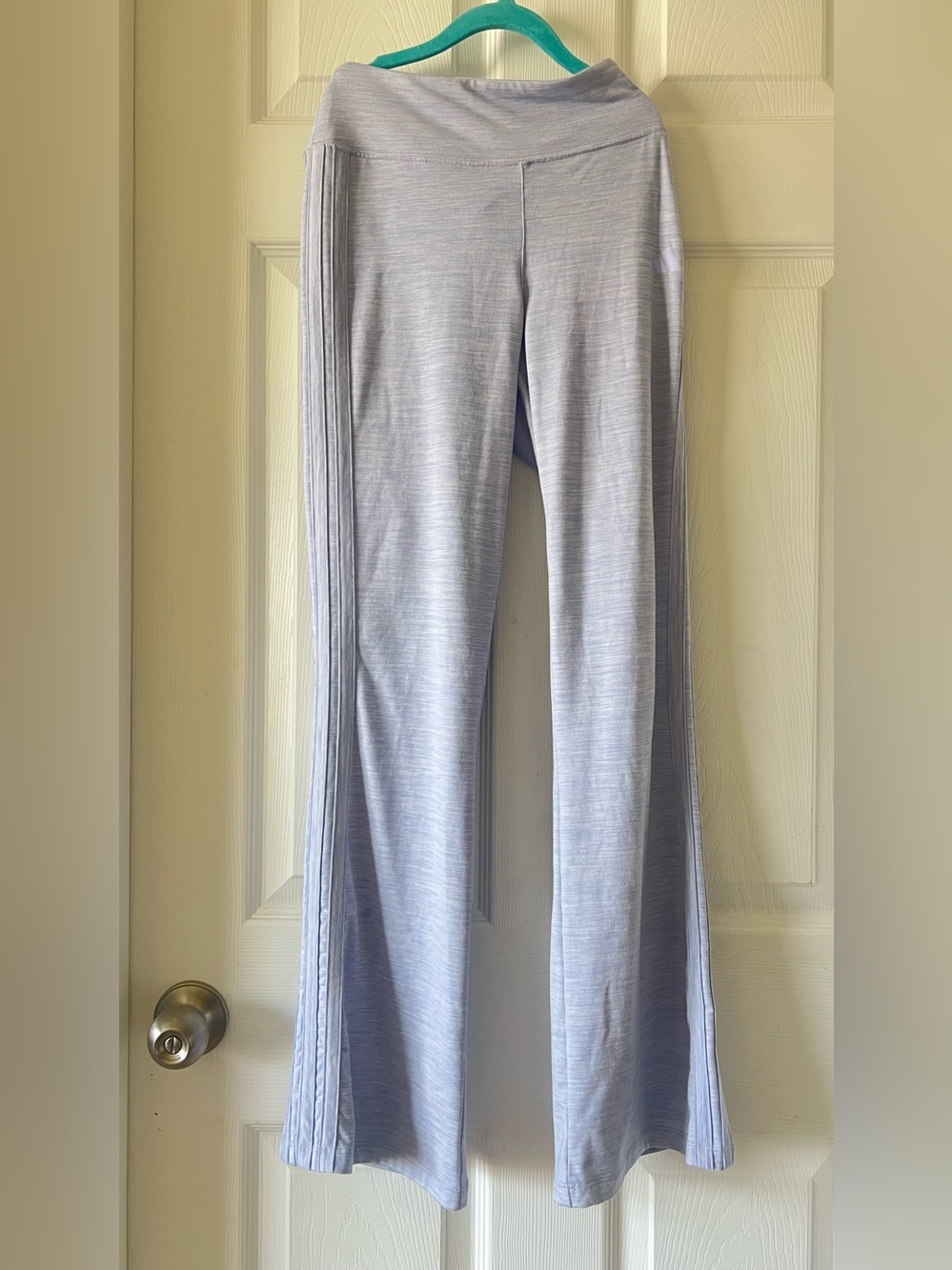 adidas Light Grayish Blue Flary Track Pants